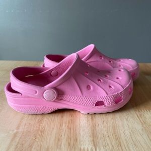 Girls Size 12-13 Pink Crocs